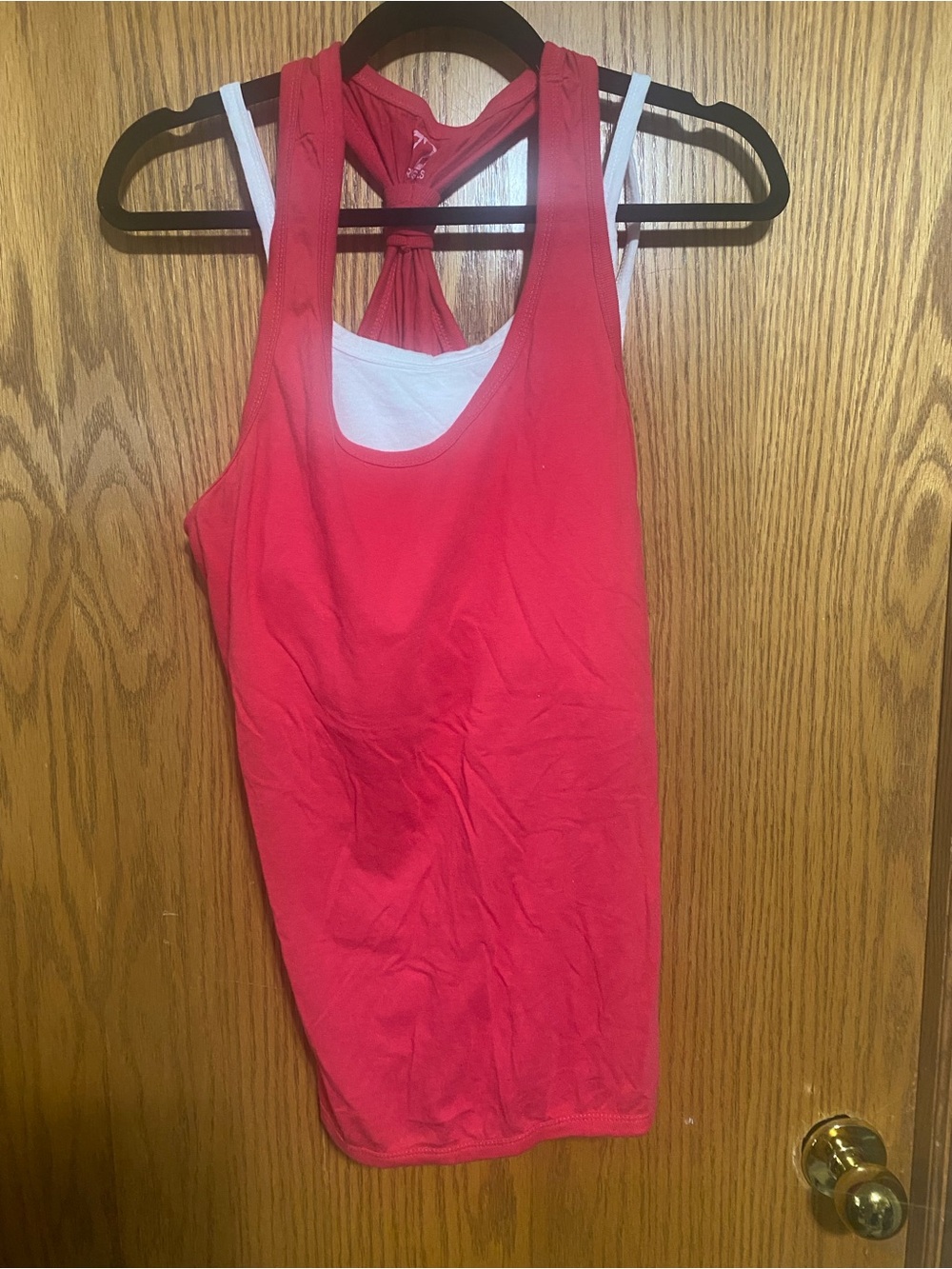 Women's Pink Racerback Tank Top